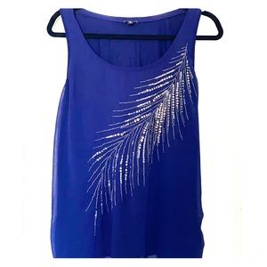 Blue Express Tank Top